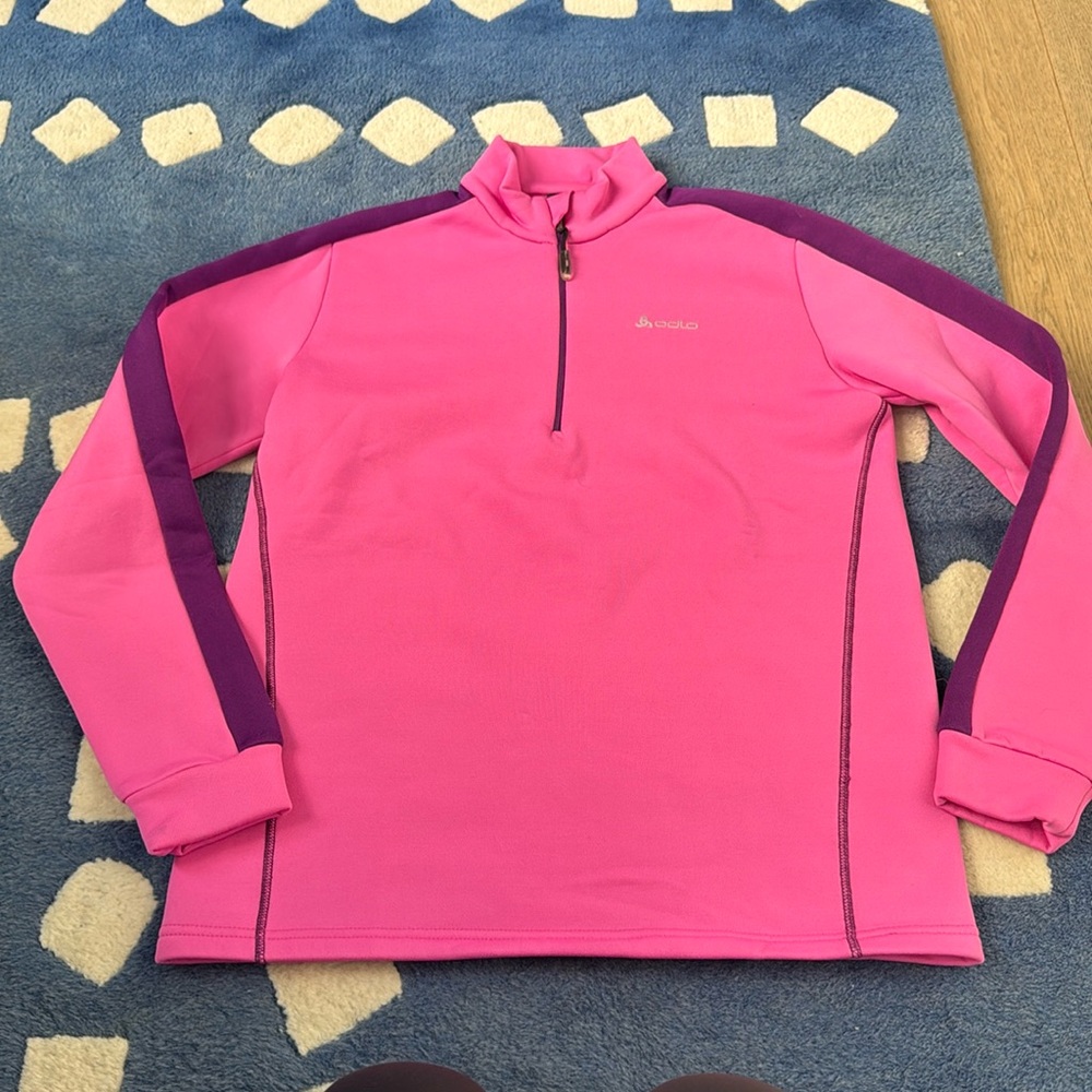 Odlo kids' half-zip mid layer fleece